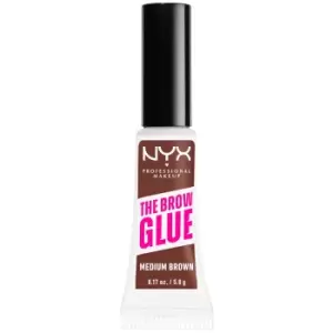 NYX Professional Makeup The Brow Glue Instant Styler 5g (Various Shades) - Medium Brown