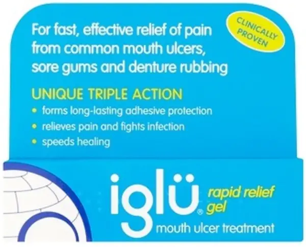 Iglu Rapid Relief Mouth Ulcer Treatment Gel 8g