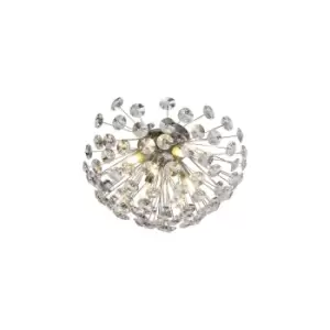 Salisbury Wall Lamp, Ceiling Lamp 4 Light G9 Polished Chrome, Crystal