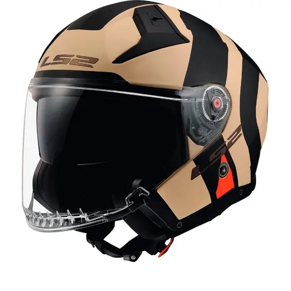 LS2 OF603 Infinity II Special Matt Sand 06 Jet Helmet Size S