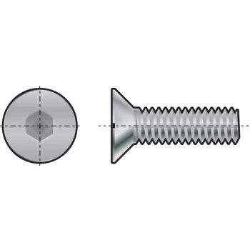 M12X120 Skt Countersunk Head Screw (GR-10.9)- you get 5 - Qualfast