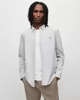 AllSaints Flavin Pinstripe Shirt