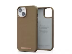 Njord byELEMENTS Suede Comfort+ Case for Apple iPhone 14, Camel