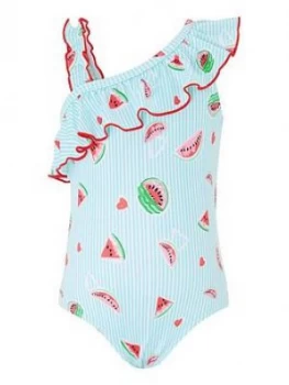 Monsoon S.E.W. Baby Girls Mia Watermelon Swimsuit - Turquoise Size 0-3 Months