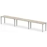 dynamic Computer Desk Evolve Plus BR316GRYS Grey Oak 4800 mm x 800 mm x 730 mm