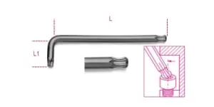 Beta Tools 97 BTX40 Ball Head Offset Torx Key Wrench T40 000970140