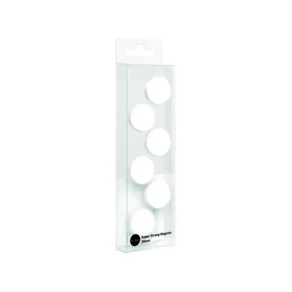 Bi-Office Antimicrobial Super Strong Magnets Pack of 10 BIM141609