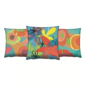 AC-4528-4509-4512 Multicolor Cushion Set (3 Pieces)