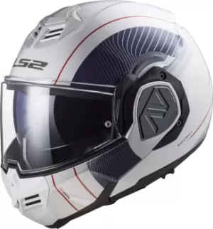 LS2 FF906 Advant Cooper Helmet, white-blue, Size 2XL, white-blue, Size 2XL