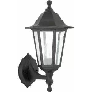 Loops - Outdoor Traditional Lantern IP44 Wall Light - 60W E27 gls LED - Dimmable Lamp