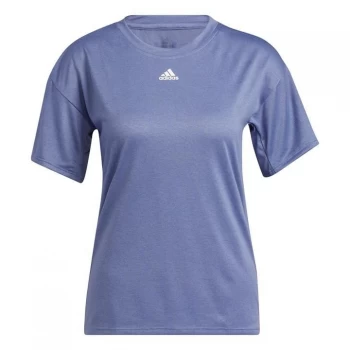 adidas Training 3-Stripes AEROREADY T-Shirt Womens - Orbit Violet