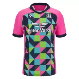 Macron Scotland Rugby Training Shirt 2023 2024 Adults - Multi