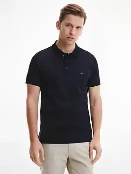 Tommy Hilfiger Bubble Structure Slim Fit Polo Shirt, Desert Sky, Size L, Men