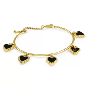 Juicy Couture Jewellery Enamel Hearts Charm Bangle JEWEL WJW363-001