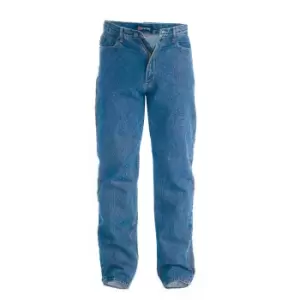 Duke Mens Rockford Carlos Stretch Jeans (30L) (Stonewash)