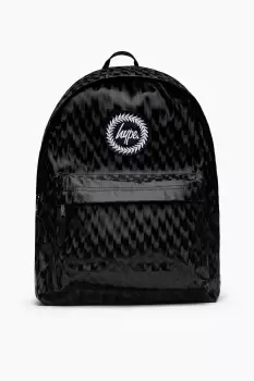 HYPE UNISEX BLACK STEEL CREST BACKPACK