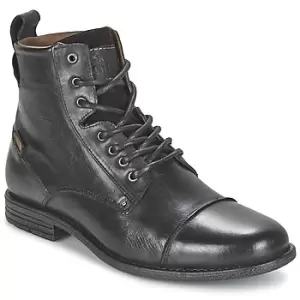 Levis EMERSON LACE UP mens Mid Boots in Black,12