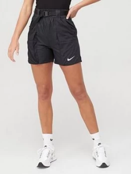 Nike NSW Swoosh Woven Short - Black, Size 2XL, Women