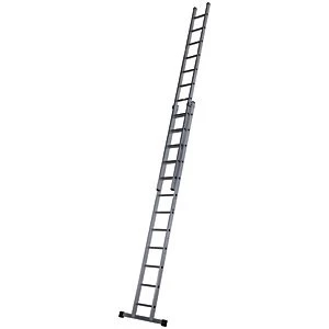 Werner Professional 6.28m 2 Section Aluminium Extension Ladder