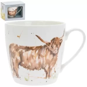 Country Life Mug Highland Cow