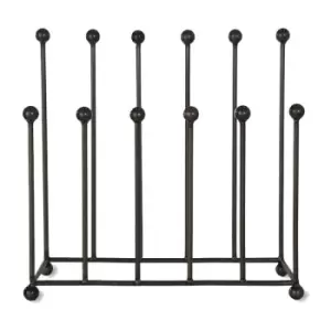 Neo Black Steel Boot Rack Holds 6 Pairs