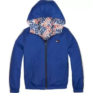 Tommy Hilfiger Boys Reversible Windbreaker Jacket - Blue