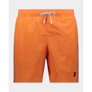 Paul And Shark Taped Swim Shorts - Orange