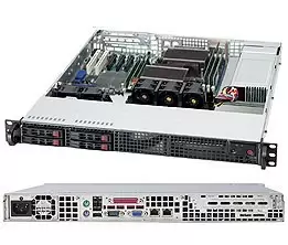 Supermicro SuperChassis 111TQ-600CB Rack Black 600 W