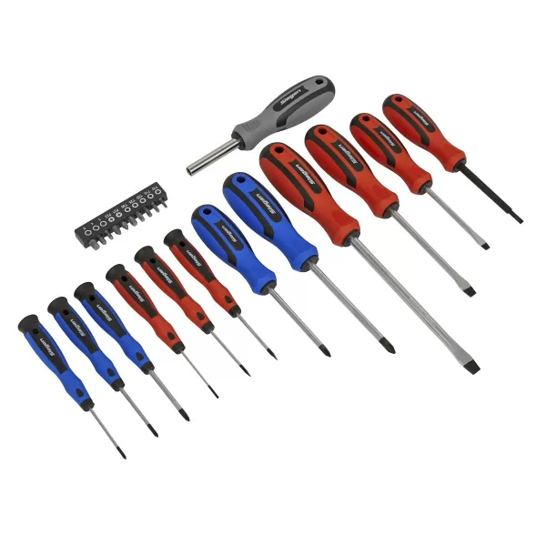 Genuine SEALEY S0598 Soft Grip Screwdriver & Bit Set 23pc