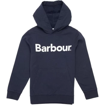 Barbour Logo Hoodie - Navy NY91