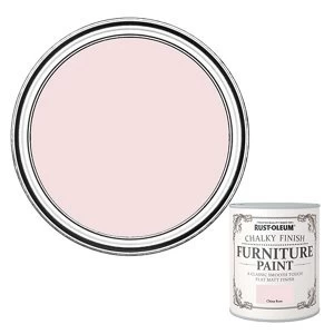 Rust-Oleum China rose Flat matt Furniture Paint 125ml