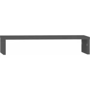 Vidaxl - Monitor Stand Grey 50x27x10cm Solid Wood Pine Grey