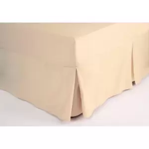 Fitted Sheet Valance King Cream