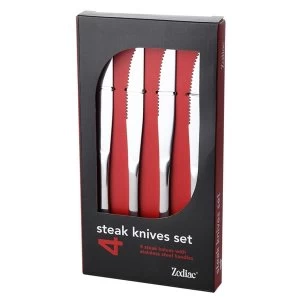 Zodiak Stainless Steel Steak Knives 4 Piece