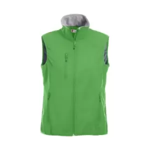 Clique Womens/Ladies Plain Softshell Gilet (XS) (Apple Green)