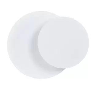 Circle All White Flush Wall Lamp 1x G9