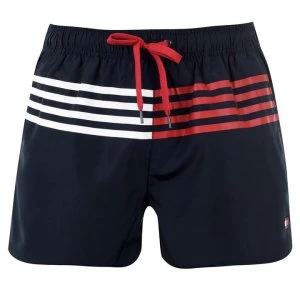 Tommy Bodywear Tommy Med 4 Stripe Trunks - Navy