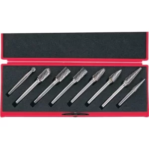 8-Pce Double Cut Burr Set Cut 6 6MM Shank