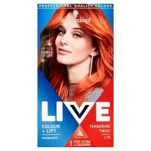 LIVE Colour & Lift Permanent Hair Dye L74 Tangerine Twist