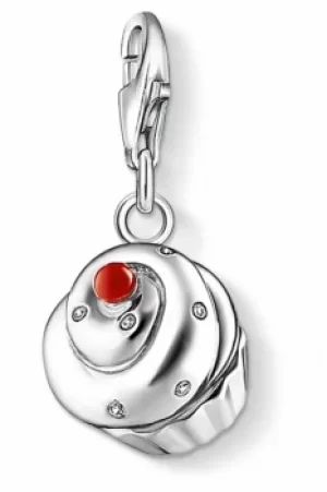 Ladies Thomas Sabo Sterling Silver Charm Club Cupcake Charm 1068-041-14