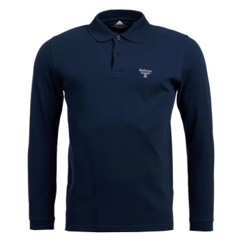 Barbour Beacon Sleeve Polo Shirt - Navy NY91