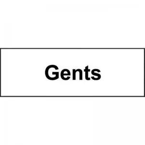 Gents&rsquo; Sign; Self-Adhesive Vinyl; 300mm x 100mm