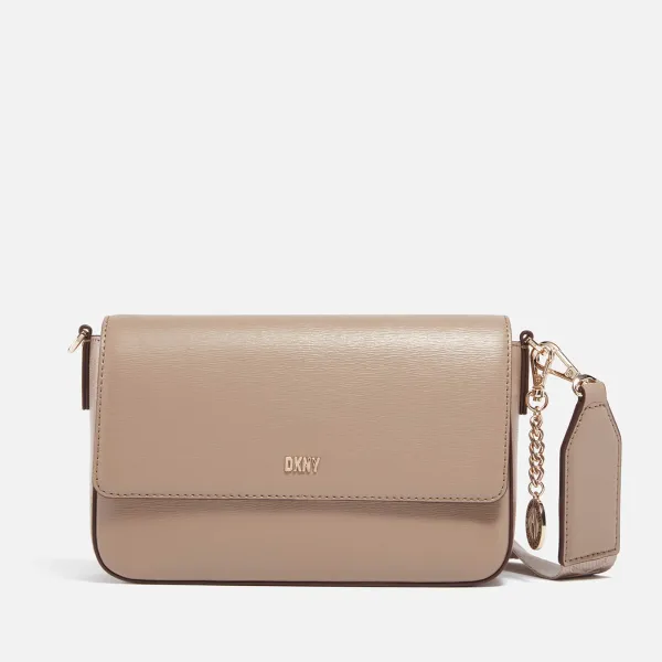 DKNY Bryant Medium Flap Leather Crossbody Bag