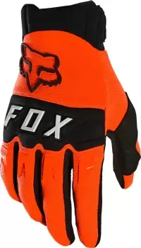 FOX Dirtpaw CE Motocross Gloves, black-orange, Size XL, black-orange, Size XL