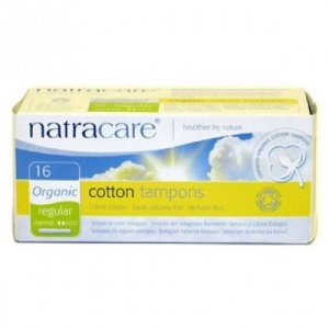 Natracare Regular Cotton Tampons Qty 16