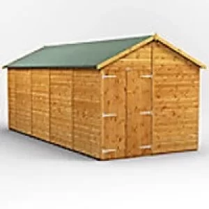 Power Garden Shed 188PAWDD Golden Brown 18x8