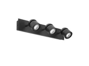 Coco Triple Spotlight Wall Lamp Black 3x GU10