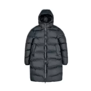 Rains Long Puffer Jacket Mens - Grey