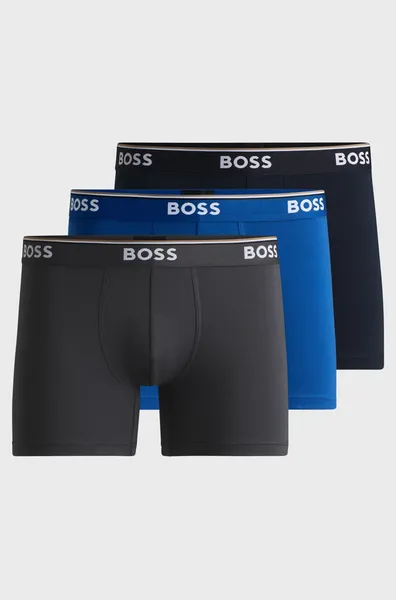 Boss 3-pack Boxer Shorts Boxer Briefs Small Blue 42163418350