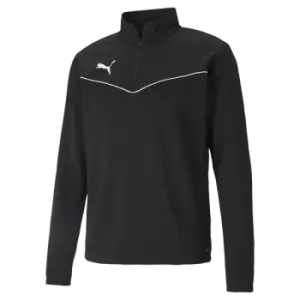 Puma teamRISE 1/4 Zip Top Puma Black/White XLarge